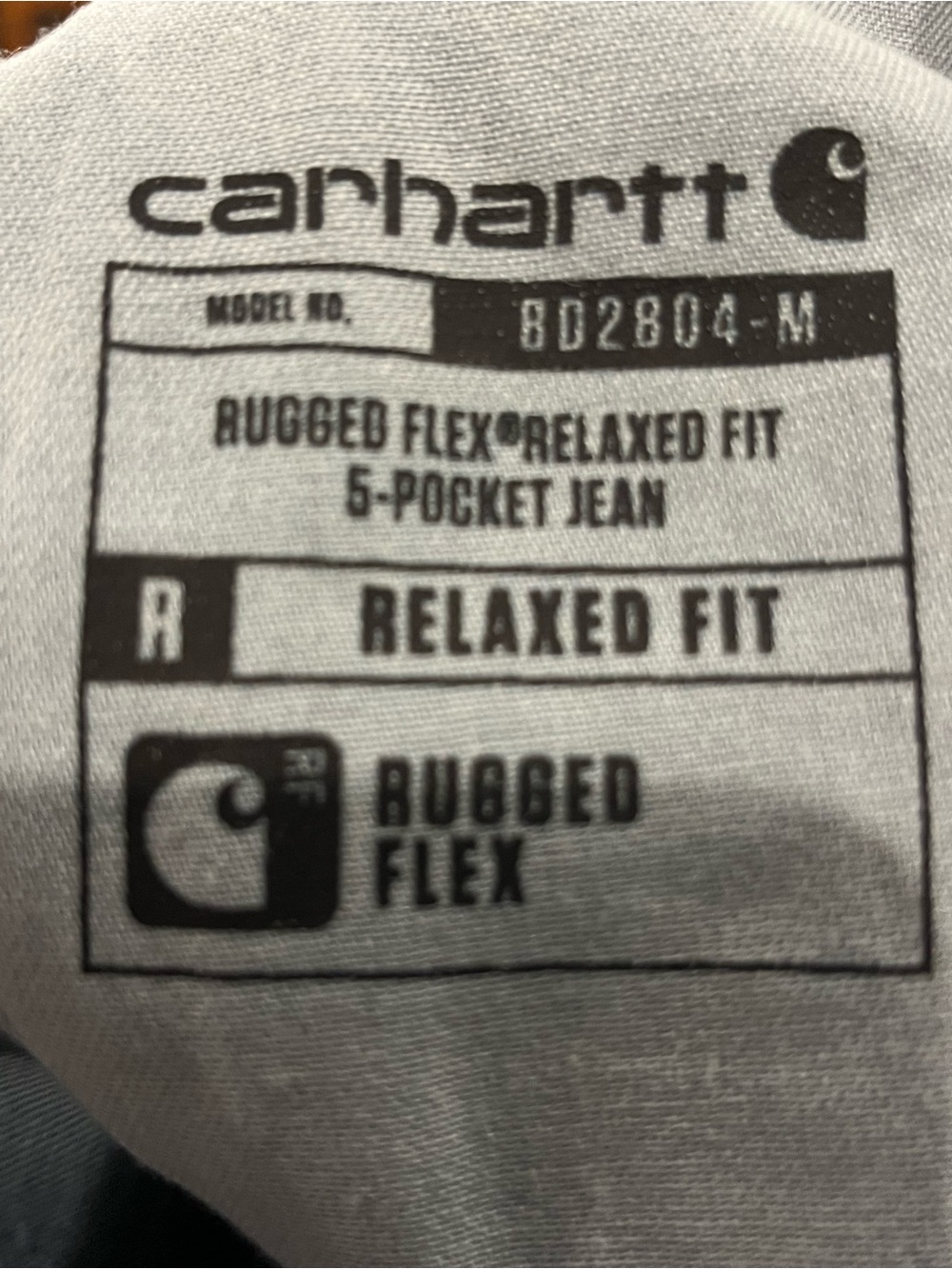 Carhartt Rugged Flex Relaxed Fit Jeans in Medium Wash 34x30 - Picture 7 of 8